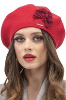 Vivisence 7036 czerwony uni nakrycie głowy beret