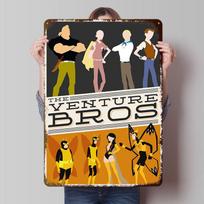 The Venture Bros. Tinplate Posters Customizable Wall Art Retro Vintage Metal Signs for Home Room Desk Decor Decoration Gaming 20X30CM