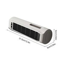 Desk Tower Fan Small 3000mAh 3 Wind Speed Tabletop Personal Fan for Women Men Students Travelers Home Apartment Study Bedroom balta