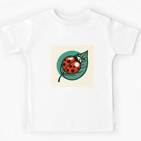 Ladybug Pop Art Style Kids T-Shirt 130