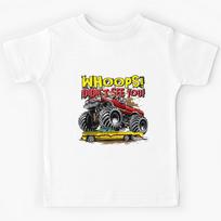Monster Truck Whoops Didn't See You Kids T-Shirt 150