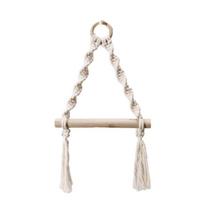 Bohemia Hand-woven Paper Holder Cotton Thread Tissue Storage Rack  Room Decoration balta
