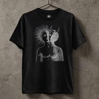 Alchemical Rebis Shirt: Duality Sun and Moon Occult Tee L