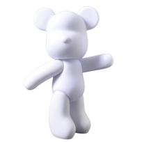 HANDA DIY Painting Fluid Bear Teddy Violent Melancholic Kit Set Creative Home Decoration Handmade Doll Figurine Toy Birthday Valentine (9.18 inches