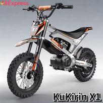 2026 KuKirin X1 Pirmasis elektrinis visureigis motociklas 2000W viduryje montuojamas variklis 48V 21AH baterija hidraulinis ir elektroninis stabdys
