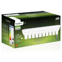 10X Żarówka Led Gu5.3 Reflektor Mr16 8W = 80W 720Lm 4000K Neutralna 120° 12V Lumiled