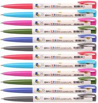 „Dong-a Miffy Grip“ aliejaus pagrindu pagamintas tušinukas, 0,5 mm puikiai rašantis (6 spalvos / 24 rašiklių pakuotė) Mėlyna, juoda, raudona, žalia, rožinė, dangaus mėlyna