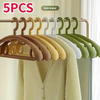 Plastikinės antislip drabužių pakabos