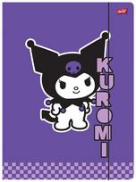Kuromi A4 aplankas su gumyte, violetinis