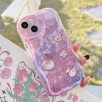 Silikoninis dėklas Xiaomi Redmi Note 14 13 Samsung A56 A26 A36 Oppo A3 A5 Pro Tecno Spark 30C Funda Animacinis drugelis gėlės viršelis Minkštas TPU bamperis Infinix Hot 10 Play