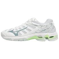 Mizuno  Wave Voltage White Patina Green Women Sneakers Glacial-Ridge V1GC216037 40.5