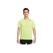 Nike Aeroswift Dri-Fit Adv Comfortable Soft Skin-Friendly Breathable Solid Color Fashion Short Sleeve T-Shirt Men Tops Light-Lemon-Yellow HJ3378-736 XXL