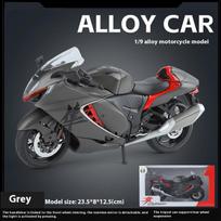 1:9 Suzuki Hayabusa GSX-1300R lydinio motociklo lieto modelio kolekcinis ornamentas Madingas papuošalas Dovana Vaikams