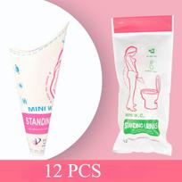 Disposable paper urinal, female standing, female outdoor, pregnant women's car emergency, portable urine bag