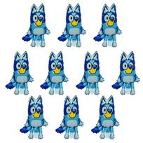 20/50Pcs Bluey Dog Theme Birth Date Celebration Decoration BalloonsAnimal Balloons Cartoon Family Infant Shower Birth Date Gifts Celebration 20pcs