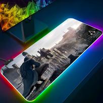 Assassins Creed Pearlescent Mouse Pad Gaming Rgb Mousepad Backlit Keyboard Gamer Girl Xxl Laptop Mat Table Pads Deskpad RGB600x300x3mm