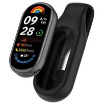Silicone Storage Case Clip for Mi band 8/9/10 Series sport Protective Case with Steel Clip Closure xiaomi smart band 10 9 cover Mi Band 10 juoda