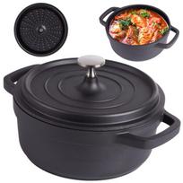 Puodas su dangčiu Rivex P761, 2,2 l, juoda