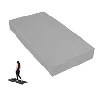 210D Oxford Fabric Treadmill Cover Waterproof Dustproof Protector for Indoor Outdoor Home Gym Fitness Equipment 140x71x15cm pilka