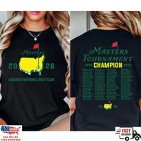 Masters Tournament 2026 Shirt Augusta Golf Champion Back Print Tee XXL