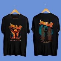 Judas Priest Shield Of Pain Tour 2025 Winged Demon Two Sided Unisex T-Shirt M