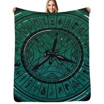 Philip Pullman - His Dark Materials Throw Blanket Breathable Lightweight Blanket for Adults Kids Size: 75*100cm, Weight: 230 GSM