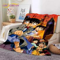 Anime Detektyvas Konanas Animacinis Minkštas pledas, Šiltas metamas pledas Patogus pledas Pikinikui Lovoms Sofai Namų Miegamojo Dovanos 80x120cm(31x47inch)