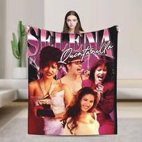 Girl And Album Is The Best Song Selena quintanilla Blanket Quality Soft Throw Blanket Winter Couch Chair Sofa Bed Bedspread Size: 75*100cm, Weight: 230 GSM