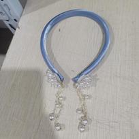 Crystal Ethnic Style Hair Hoop Butterfly Pearl Headband Creative Tassel Bell Hair Band  Girls Style2