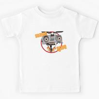 Movie Vintage Friendly Style Cartoon Robot Kids T-Shirt 160