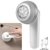 Hair Ball Trimmer Fabric Shaver Lint Remover Upgraded 6 Blade Design Fuzz Shaver Rechargeable for Travel Home Type C Charging balta