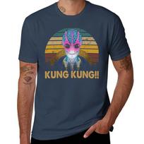Vintage Kung Kung Resident Alien Design Tshirt Construction Work Tee Shirt S
