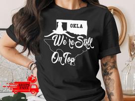Rivalry T-Shirt Comfort Colors Oklahoma Texas College Football State Pride M