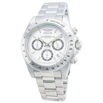 Invicta Speedway 200M Chronograph White Dial 9211 vyriškas laikrodis sidabras