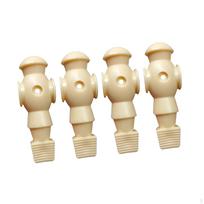 4 Futbolo Stalo Žaidėjai, Atsarginės Dalys 5/8  Statulėlės Stalo Futbolas Beige White beige