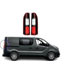 Galinis žibintas Renault Trafic Mk3 2014 m. vėlesniam, kairysis ir dešinysis, be lemputės, OEM 265504656R 265556737R