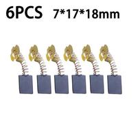 #44 Carbon Brushes Motor Brush Set 6pcs 7 X 17 X 18mm