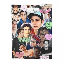 Dylan O'Brien Collage  Blanket Flannel Sofa Throw Blanket Warm for Couch Bedding Travel Throws Bedspread Quilt 30x40in