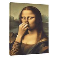 Juokingas sienos meno plakatas Senovinės ponios portretas Vonios kambario plakatas Humoristinis retro Neįrėmintas drobės plakatas namų svetainei, miegamajam, valgomajam dekoruoti 30x40cm