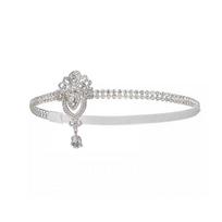 Exaggerated Art Deco Headband Rhinestone Forehead Chain Water Drop Headwear  New Year's Party