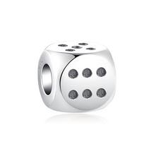 New Money Charm Bead Charms Poker dice Lukey Day Bead Charms Dangle Compatible With Authentic Bracelets Accessories Do It Yourself Women Pendant coppe
