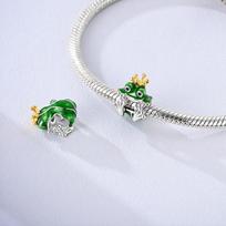Fairy Tale Frog Prince Bead Copper Plated Genuine Bead Fits Genuine Charm Bracelets Bead Jewellery Gift For Women