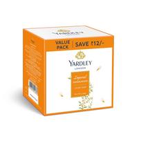 Yardley London Sandalwood prabangus muilas, 100 g, 3 vnt. pakuotė beige
