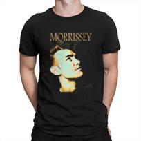 Morrissey 80s 90s Unisex TShirt The Smiths O Neck Tops Fabric T Shirt Humor High Quality Birthday Gifts S įvairiaspalvis