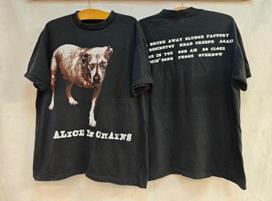 Alice In Chains Tripod Dog Vintage 1996 Band RARE XL Single Stitch Shirt REPRINT L