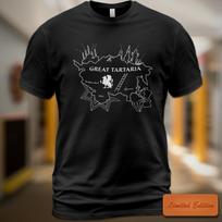 Tartaria map star-fort forbidden architectural griffin retro XL