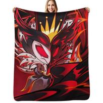 Helluva Boss Stolas Throw Blanket Warm Comfortable Blanket for Office Napping Size: 75*100cm, Weight: 230 GSM