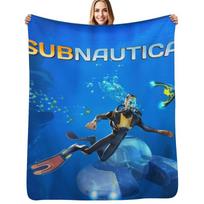 Subnautica 2 Throw Blanket Soft Warm Blanket Gift for Grandparents Size: 75*100cm, Weight: 230 GSM