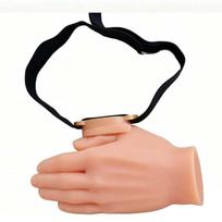 Hair Hoop Funny Hand Sun Hat PLA Sun Protection Quirky Hairband  Friends Party Style 3