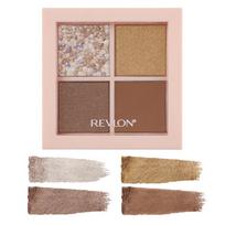 Revlon Dazzle Eyeshadow Quad 010 Golden Sunflower Color Image Brown Developed Japan 3.0g Palette